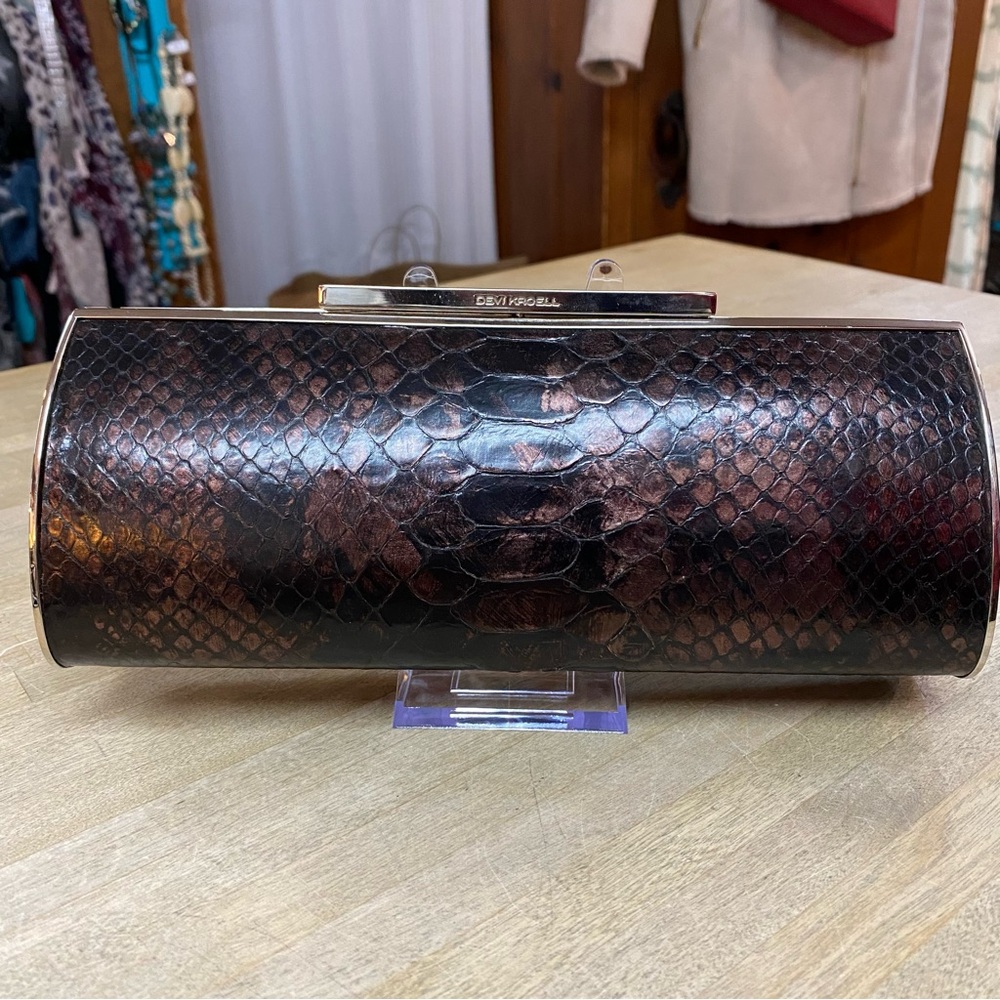 Devi Kroell Python Clutch - image 1